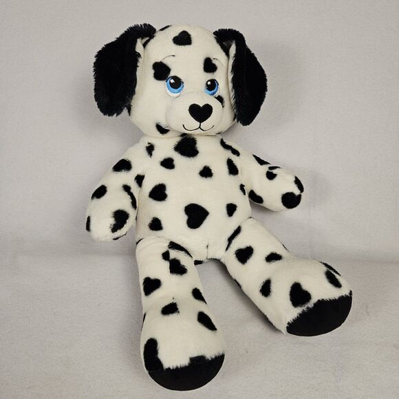 Build a Bear 16" Dalmatian Dog Puppy Huggable Hearts Plush Toy BAB Pup in a Tux - Picture 1 of 14